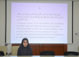 İlahiyyat İnstitutunda “40 ayə” yarışması keçirilib