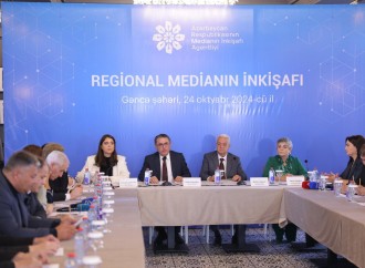 Gəncədə Regional Medianın İnkişafı layihəsi çərçivəsində media nümayəndələri ilə görüş keçirilib