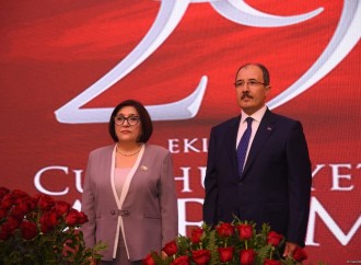 Bakıda Türkiyədə ölkənin ən böyük bayramı - Cümhuriyyət Günü qeyd edilib.