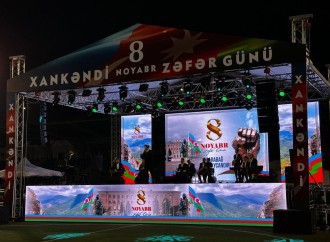 Füzulidə bayram atəşfəşanlığı olub