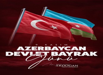 Ərdoğan Azərbaycanı Dövlət Bayrağı Günü münasibətilə təbrik edib