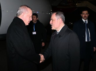 Türkiyə Prezidenti Rəcəb Tayyib Ərdoğan Azərbaycana səfərə gəlib (FOTO)