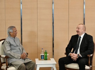 Prezident İlham Əliyev Banqladeş Müvəqqəti Hökumətinin Baş müşaviri ilə görüşüb