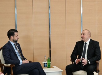 Prezident İlham Əliyev Monteneqronun Prezidenti ilə görüşüb
