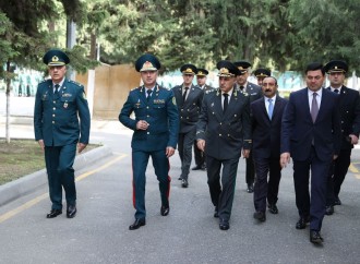 Hərbi prokuror Dövlət Sərhəd Xidmətinin hərbi qulluqçuları ilə görüşüb