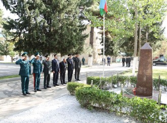 Hərbi prokuror Dövlət Sərhəd Xidmətinin hərbi qulluqçuları ilə görüşüb