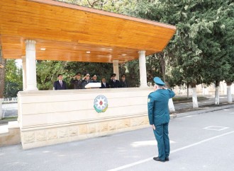Hərbi prokuror Dövlət Sərhəd Xidmətinin hərbi qulluqçuları ilə görüşüb