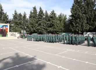 Hərbi prokuror Dövlət Sərhəd Xidmətinin hərbi qulluqçuları ilə görüşüb