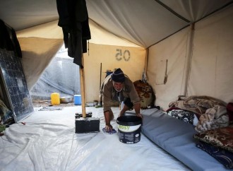 Qəzzada qış və qaçqınlıq həyatı