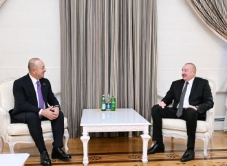 Prezident İlham Əliyev Türkiyənin sabiq xarici işlər naziri Mövlud Çavuşoğlunu qəbul edib