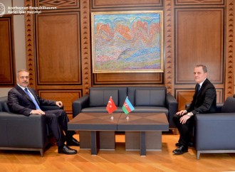 Ceyhun Bayramov Hakan Fidanla görüşüb
