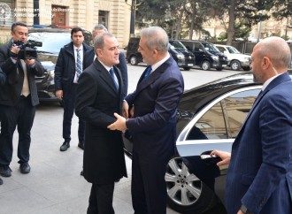 Ceyhun Bayramov Hakan Fidanla görüşüb