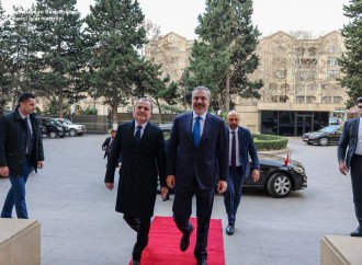 Ceyhun Bayramov Hakan Fidanla görüşüb