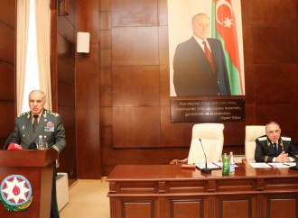 Azərbaycan Respublikasının Hərbi Prokurorluğunda geniş kollegiya iclası keçirilib