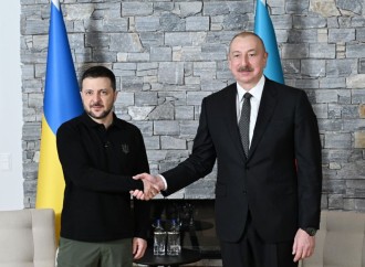 Prezident İlham Əliyev Davosda Ukrayna Prezidenti ilə görüşüb