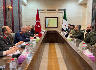 Yeni Suriya Ordusunun rəsmiləri və Türkiyə MN hərbi heyəti görüş keçirib