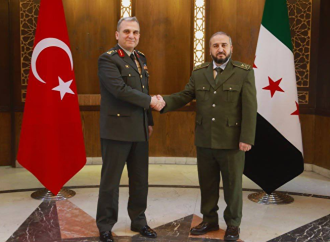 Yeni Suriya Ordusunun rəsmiləri və Türkiyə MN hərbi heyəti görüş keçirib