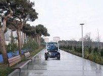 Prezident İlham Əliyev Bakıda metronun “Gənclik” stansiyasının yaxınlığında yaradılan yeni parkın açılışında iştirak edib