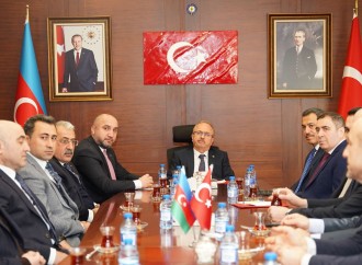 MÜSİAD Azərbaycan idarə heyəti Türkiyənin Azərbaycandaki səfiri Birol Akgün ilə görüşüb