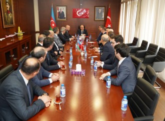 MÜSİAD Azərbaycan idarə heyəti Türkiyənin Azərbaycandaki səfiri Birol Akgün ilə görüşüb