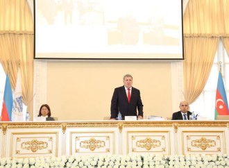 Türk Mədəniyyəti və İrsi Fondunun prezidenti Aktotı Raimkulova Azərbaycan Milli Elmlər Akademiyasının ümumi yığıncağında iştirak edib