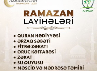 Al Baraka Azerbaijan Könüllüləri Ramazan ayında yardım aksiyasına başlayıb