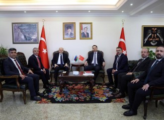 Azərbaycan və Türkiyənin Energetika nazirləri İğdır-Naxçıvan qaz kəmərinin işə salınması üçün İğdıra gəliblər