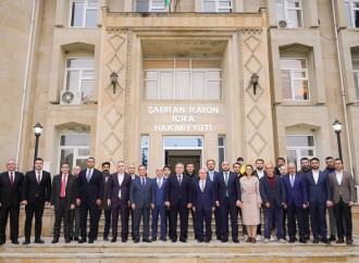 MÜSİAD Azərbaycan Şabranda şəhid ailələri üçün iftar süfrəsi təşkil edib