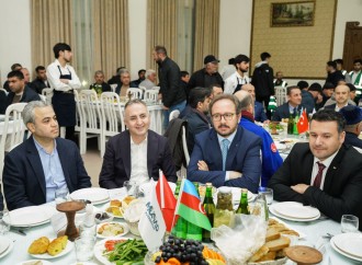 MÜSİAD Azərbaycan Şabranda şəhid ailələri üçün iftar süfrəsi təşkil edib