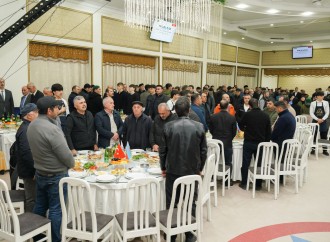 MÜSİAD Azərbaycan Şabranda şəhid ailələri üçün iftar süfrəsi təşkil edib