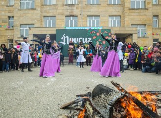 Leyla Əliyevanın təşəbbüsü ilə Xızı rayonunda uşaqlar üçün Novruz şənliyi keçirilib