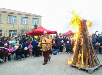Leyla Əliyevanın təşəbbüsü ilə Xızı rayonunda uşaqlar üçün Novruz şənliyi keçirilib