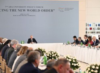 ADA Universitetində Prezident İlham Əliyevin iştirakı ilə "Yeni dünya nizamına doğru" mövzusunda beynəlxalq forum keçirilib