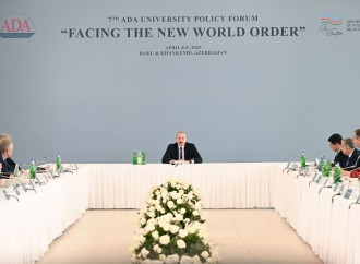 ADA Universitetində Prezident İlham Əliyevin iştirakı ilə "Yeni dünya nizamına doğru" mövzusunda beynəlxalq forum keçirilib