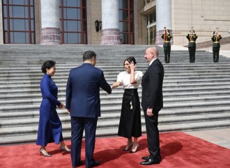 Çin Xalq Respublikasında Prezident İlham Əliyevin rəsmi qarşılanma mərasimi olub