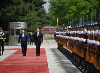 Çin Xalq Respublikasında Prezident İlham Əliyevin rəsmi qarşılanma mərasimi olub