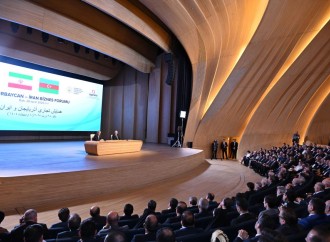 Prezident İlham Əliyev və İran Prezidenti Məsud Pezeşkian Bakıda Azərbaycan-İran biznes forumunda iştirak ediblər