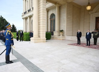 İran Prezidenti Məsud Pezeşkianın rəsmi qarşılanma mərasimi olub