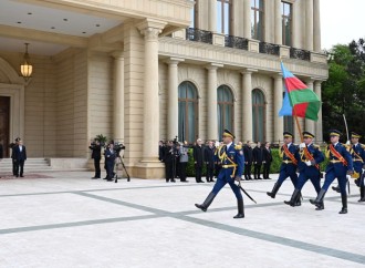 İran Prezidenti Məsud Pezeşkianın rəsmi qarşılanma mərasimi olub