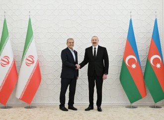 İran Prezidenti Məsud Pezeşkianın rəsmi qarşılanma mərasimi olub