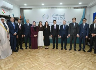 Heydər Əliyev Fondunun vitse-prezidenti Leyla Əliyeva və Bakı Media Mərkəzinin rəhbəri Arzu Əliyeva Bakıda ICESCO-nun regional ofisinin rəsmi açılış mərasimində iştirak ediblər