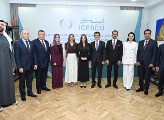 Heydər Əliyev Fondunun vitse-prezidenti Leyla Əliyeva və Bakı Media Mərkəzinin rəhbəri Arzu Əliyeva Bakıda ICESCO-nun regional ofisinin rəsmi açılış mərasimində iştirak ediblər