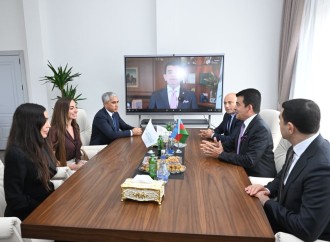 Heydər Əliyev Fondunun vitse-prezidenti Leyla Əliyeva və Bakı Media Mərkəzinin rəhbəri Arzu Əliyeva Bakıda ICESCO-nun regional ofisinin rəsmi açılış mərasimində iştirak ediblər