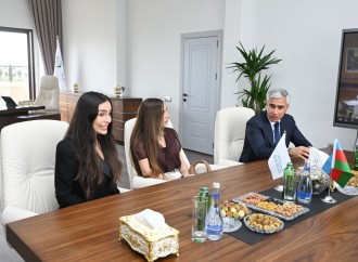 Heydər Əliyev Fondunun vitse-prezidenti Leyla Əliyeva və Bakı Media Mərkəzinin rəhbəri Arzu Əliyeva Bakıda ICESCO-nun regional ofisinin rəsmi açılış mərasimində iştirak ediblər