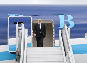 Prezident İlham Əliyev Macarıstana işgüzar səfərə gəlib