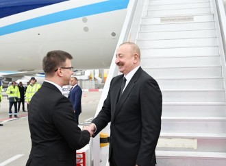 Prezident İlham Əliyev Macarıstana işgüzar səfərə gəlib