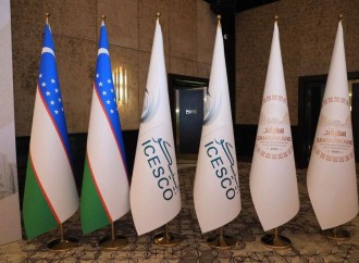 Türk Mədəniyyəti və İrsi Fondunun Prezidenti Səmərqəndin İslam Dünyasının Mədəniyyət Paytaxtı elan olunması münasibətilə keçirilən mərasimdə iştirak edib