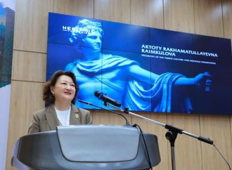 Türk Mədəniyyəti və İrsi Fondunun prezidenti Səmərqənddə keçirilən HERITAGE TURQUOISE 2025 -in açılış mərasimində çıxış edib
