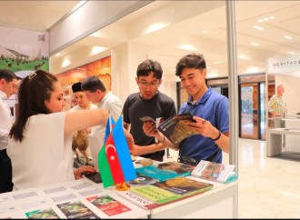 Türk Mədəniyyəti və İrsi Fondunun prezidenti Səmərqənddə keçirilən HERITAGE TURQUOISE 2025 -in açılış mərasimində çıxış edib
