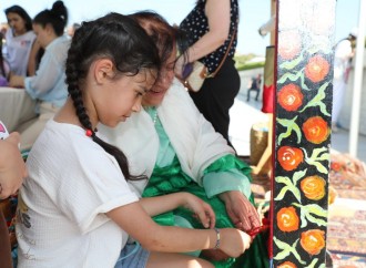 Heydər Əliyev Mərkəzinin parkında Uşaq festivalı keçirilib